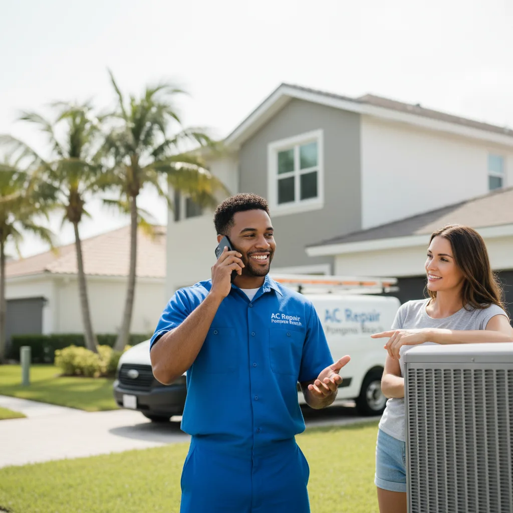 AC Repair Pompano Beach customer support in Tustin